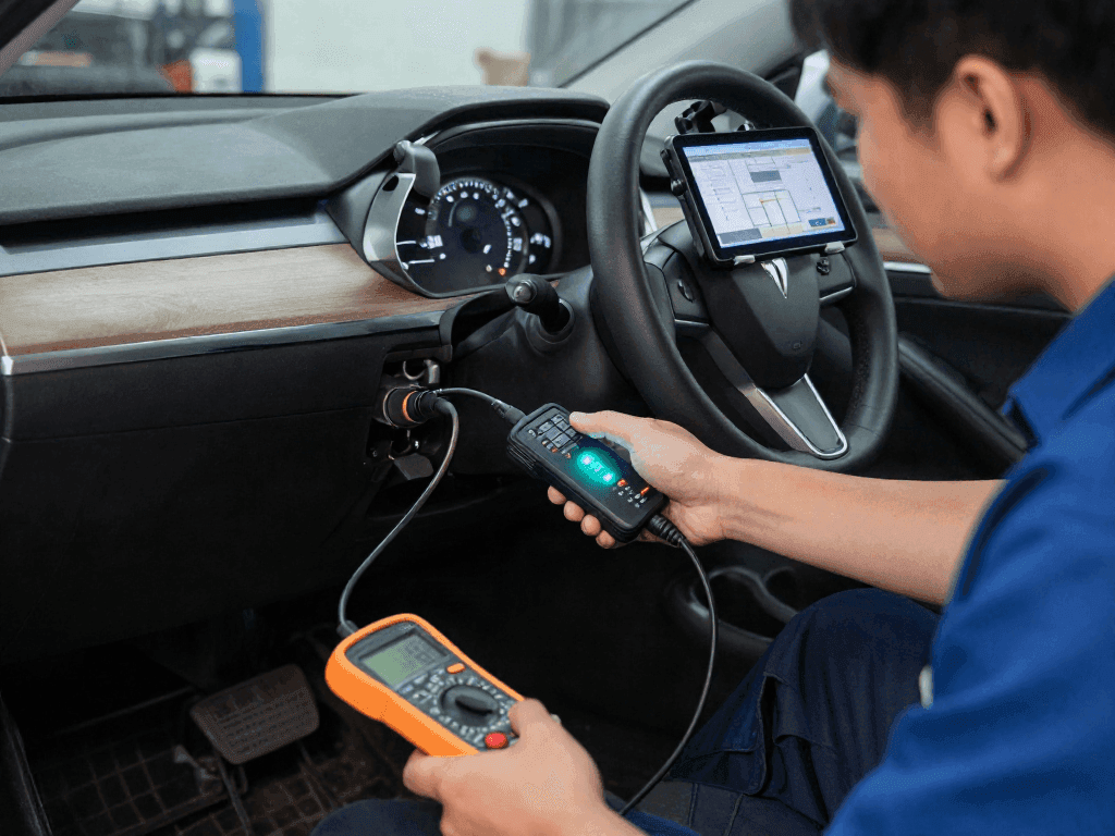 Ứng Dụng AI Cho Garage Ô Tô: Chẩn Đoán Lỗi & Báo Giá Phụ Tùng Nhanh