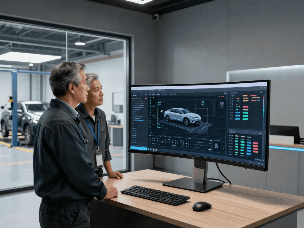 Ứng Dụng AI Cho Garage Ô Tô: Chẩn Đoán Lỗi & Báo Giá Phụ Tùng Nhanh